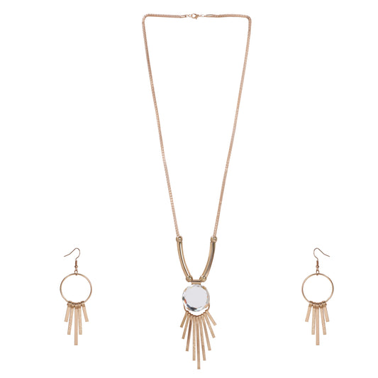 Tassel Necklace & Earrings Set