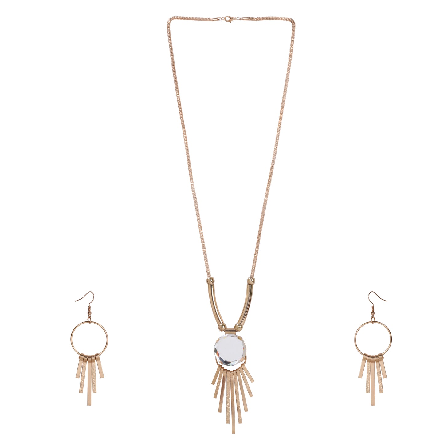 Tassel Necklace & Earrings Set