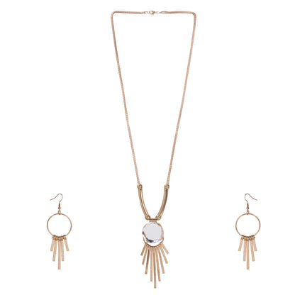 Tassel Necklace & Earrings Set
