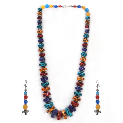 Colourful Beaded Necklace Set