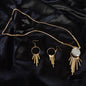 Tassel Necklace & Earrings Set