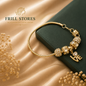 Anti-Tarnish Gold Charm Bracelet for Women | Crystal-Studded Love Charm Bracelet with Premium Gold Finish | Elegant Daily Wear, Office Wear &amp; Gift Jewelry for Women