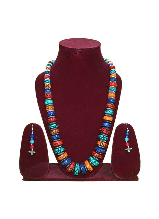 Colourful Beaded Necklace Set